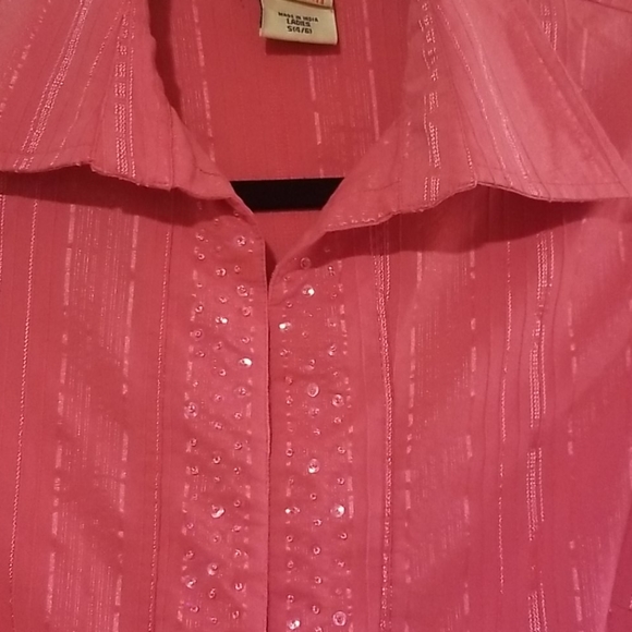 Pink button up - Picture 2 of 2